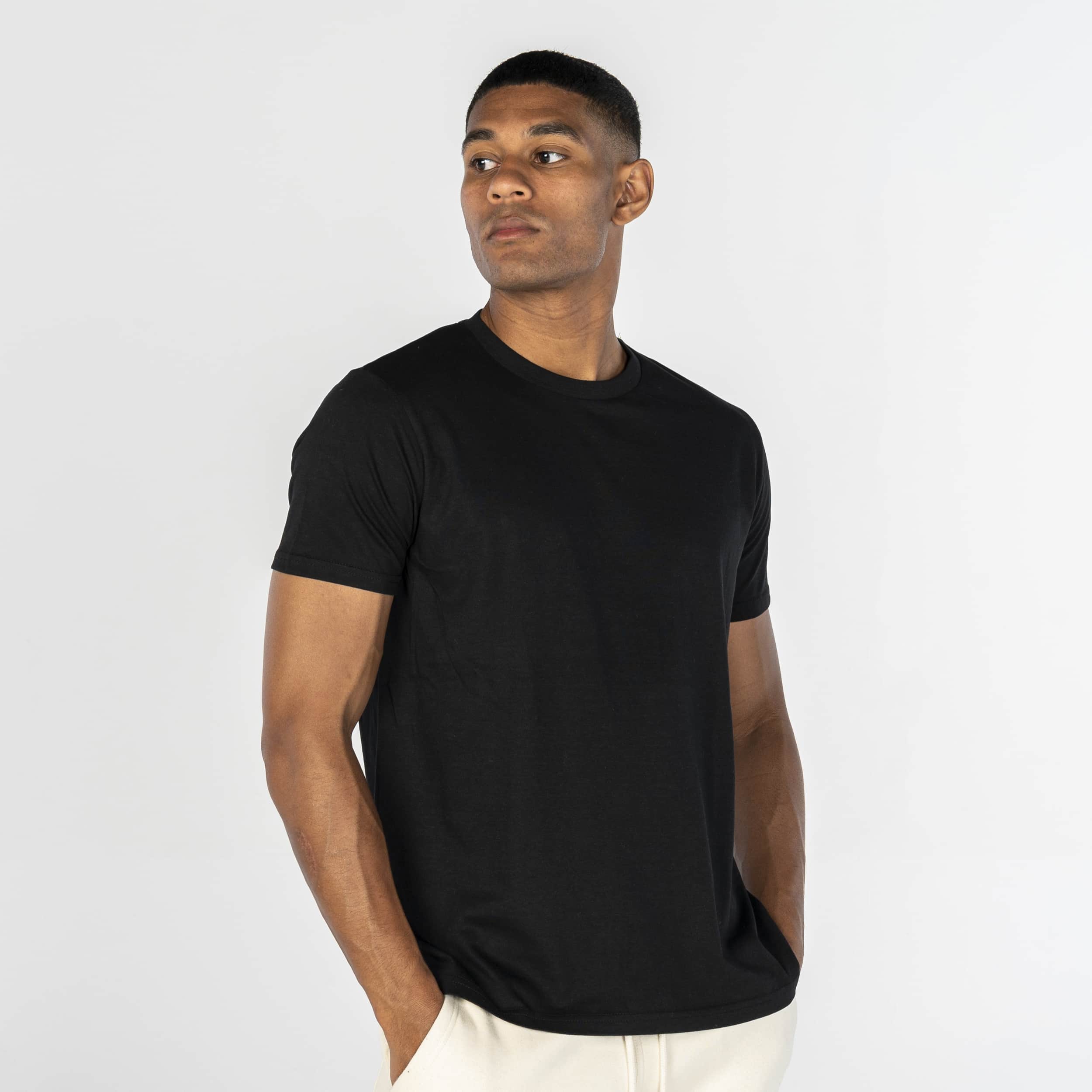 Men's Plain T-shirt - Black