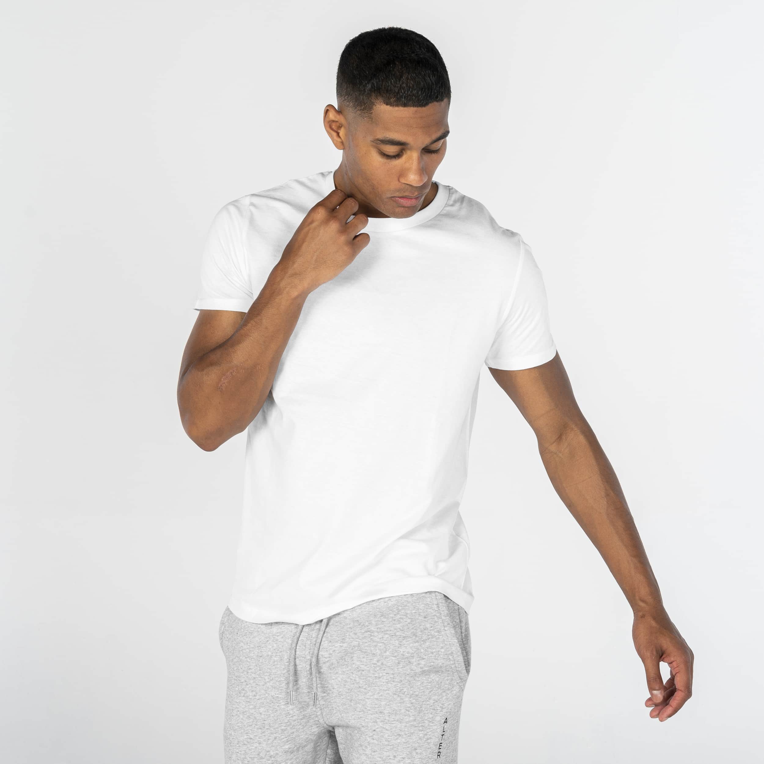Men Tubular T Shirt White ALTER