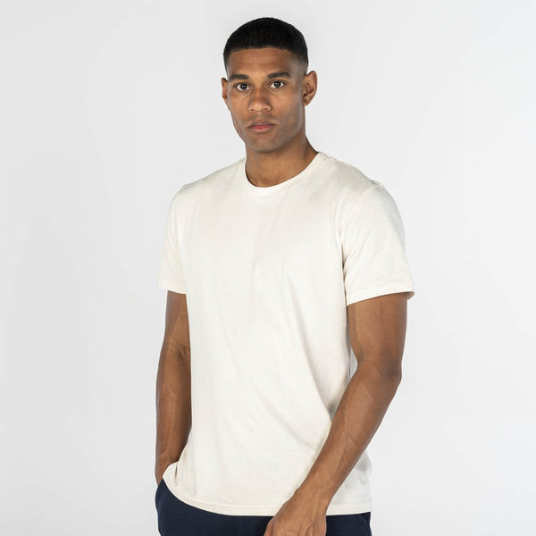 Men Tubular T-Shirt Vintage White